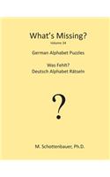 What's Missing?: German Alphabet Puzzles