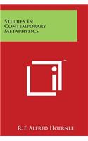 Studies In Contemporary Metaphysics