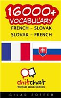 16000+ French - Slovak Slovak - French Vocabulary