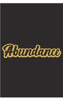 Abundance