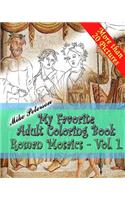 Roman Mosaics Vol.1. - My Favorite Adult Coloring Book