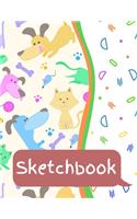 Sketchbook for Kids - Large Blank Sketch Notepad for Practice Drawing, Paint, Write, Doodle, Notes - Cute Cover for Kids 8.5 x 11 - 100 pages Book 17