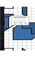 Graph Paper Notebook Quad Ruled 5x5: Maths and Physical Science - Composition Notebook for Girls Boys Students - cute Notebook for College School - Geometric Shapes Design