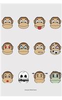 CloudyWitAChanz: monkey notebook with faces