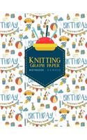 Knitting Graph Paper Notebook - 2