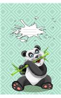 Journal paper Notebook: Funny panda softcover notebook journal diary planner
