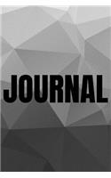 Polygonal Abstract Geometric Background Lined Writing Journal Vol. 7: Promoting Creativity Through Journaling...One Day at a Time(7 Geometric)