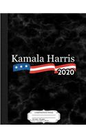 Kamala Harris 2020 for President Composition Notebook: College Ruled 93/4 X 71/2 100 Sheets 200 Pages for Writing