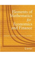 Elements of Mathematics for Economics and Finance