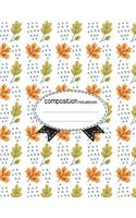 Composition Notebook, 8.5 x 11, 110 pages