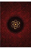 Monogram Humanism Notebook: Blank Journal Diary Log(42 Monogram Crimson 150 Lined)