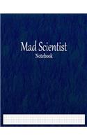 Mad Scientist Notebook: 1/6" Graph Ruled