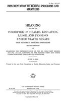 Implementation of Reading Programs and Strategies
