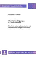 Rahmenbedingungen Fuer Terminboersen
