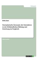 Exemplarische Konzepte der Interaktion in der frühkindlichen Bildung und Erziehung im Vergleich: (German)