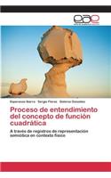Proceso de entendimiento del concepto de función cuadrática