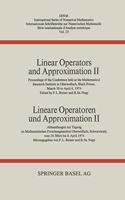 Linear Operators and Approximation