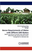 Boron Requirements of Maize with differnt SAR Waters