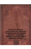 Наиболее важные статистические сведени