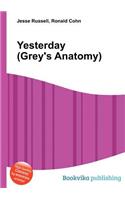 Yesterday (Grey's Anatomy)