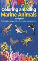 Coloring amazing Marine Animals