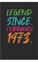 Legend Since February 1973