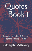 Quotes - Book 1