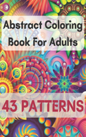 Abstract Coloring Book For Adults 43 Patterns