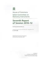 Seventh Report of Session 2010-12: Drawing Special Attention to, Individual Savings Account (Amendment No. 2) Regulations 2011 (S.I. 2011/1780)(House of Commons Papers)