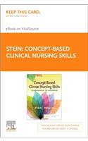 Concept-Based Clinical Nursing Skills Elsevier eBook on Vitalsource (Retail Access Card)