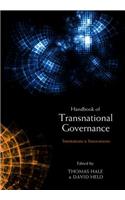 Handbook of Transnational Governance