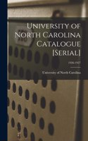 University of North Carolina Catalogue [serial]; 1926-1927