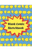 Blank Comic Sketchbook