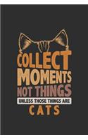 Collect Moments Not Things Unless Those Things Are Cats