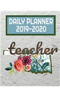 Teacher Daily Planner 2019-2020
