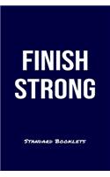 Finish Strong Standard Booklets