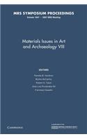 Materials Issues in Art and Archaeology VIII: Volume 1047