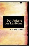 Der Anfang Des Lexikons