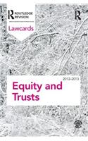 Equity and Trusts Lawcards 2012-2013
