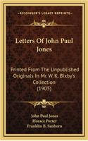Letters Of John Paul Jones