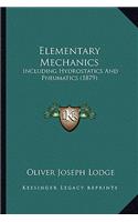Elementary Mechanics