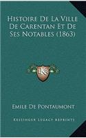 Histoire de La Ville de Carentan Et de Ses Notables (1863)