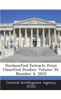 Unclassified Extracts from Classified Studies
