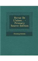 Revue de L'Islam... - Primary Source Edition