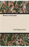 Return to Yesterday