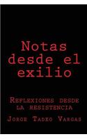 Notas desde el exilio