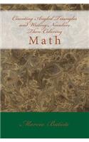 Counting Angled Triangles and Writing Numbers Then Coloring: Math