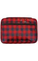 Red & Blk Color Block-XL