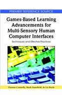 Games-Based Learning Advancements for Multi-Sensory Human Computer Interfaces