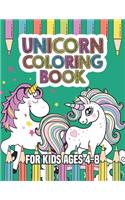 Unicorn Coloring Book for Kids Ages 4-8